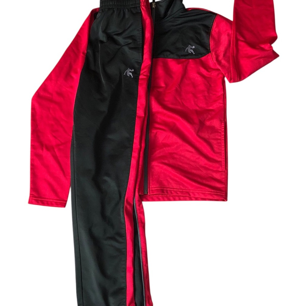 Kids Red and Black Matching Set